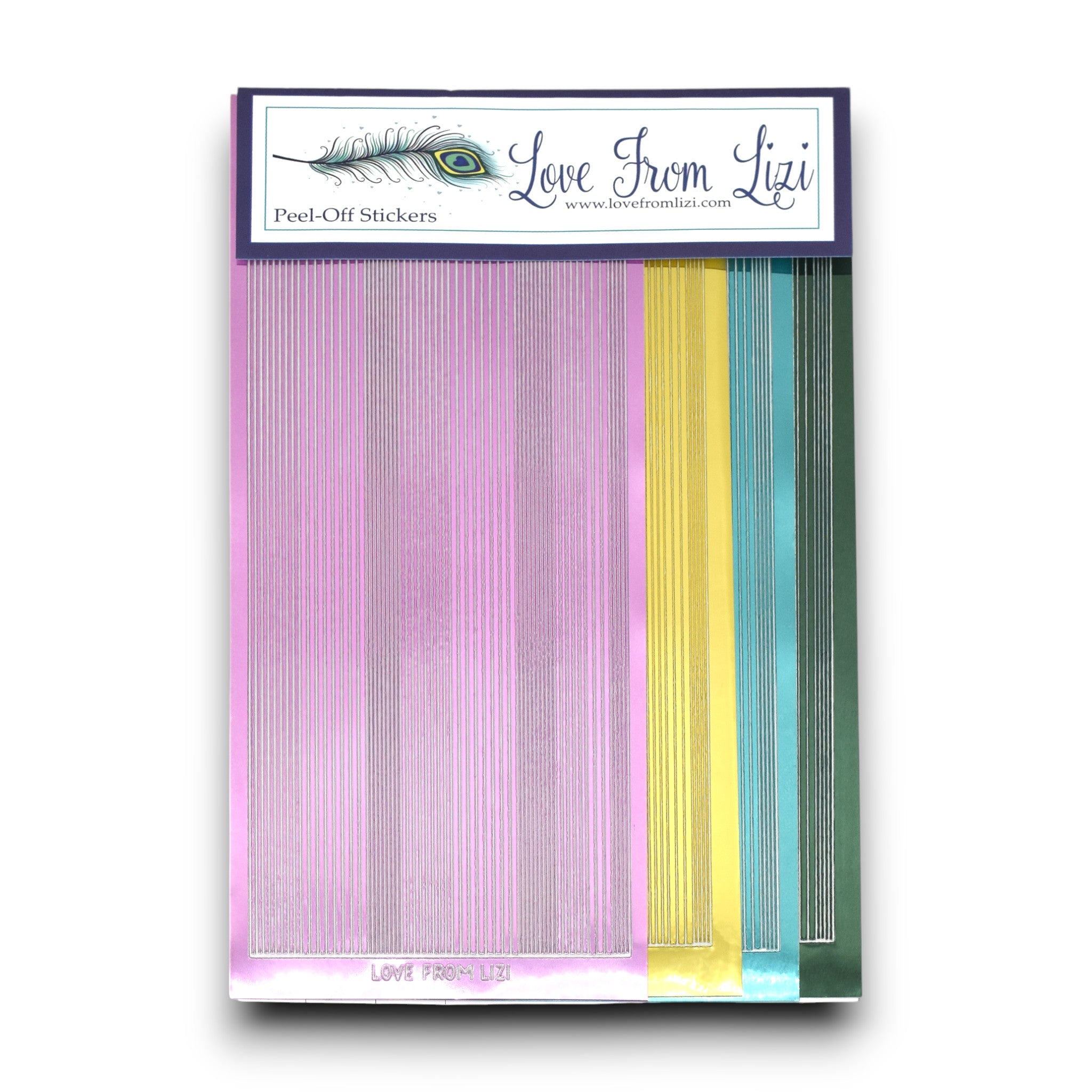 Enjoy The Little Things - Pin Stripe Peel-Off 4 Pack